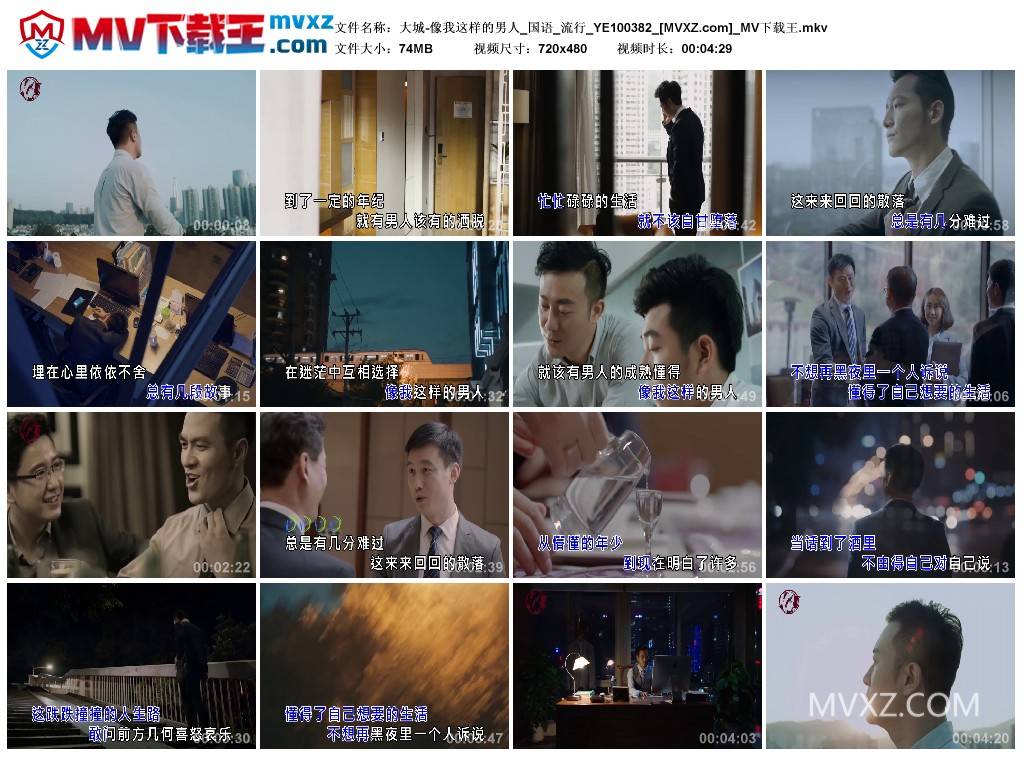 大城-像我这样的男人_国语_流行_YE100382